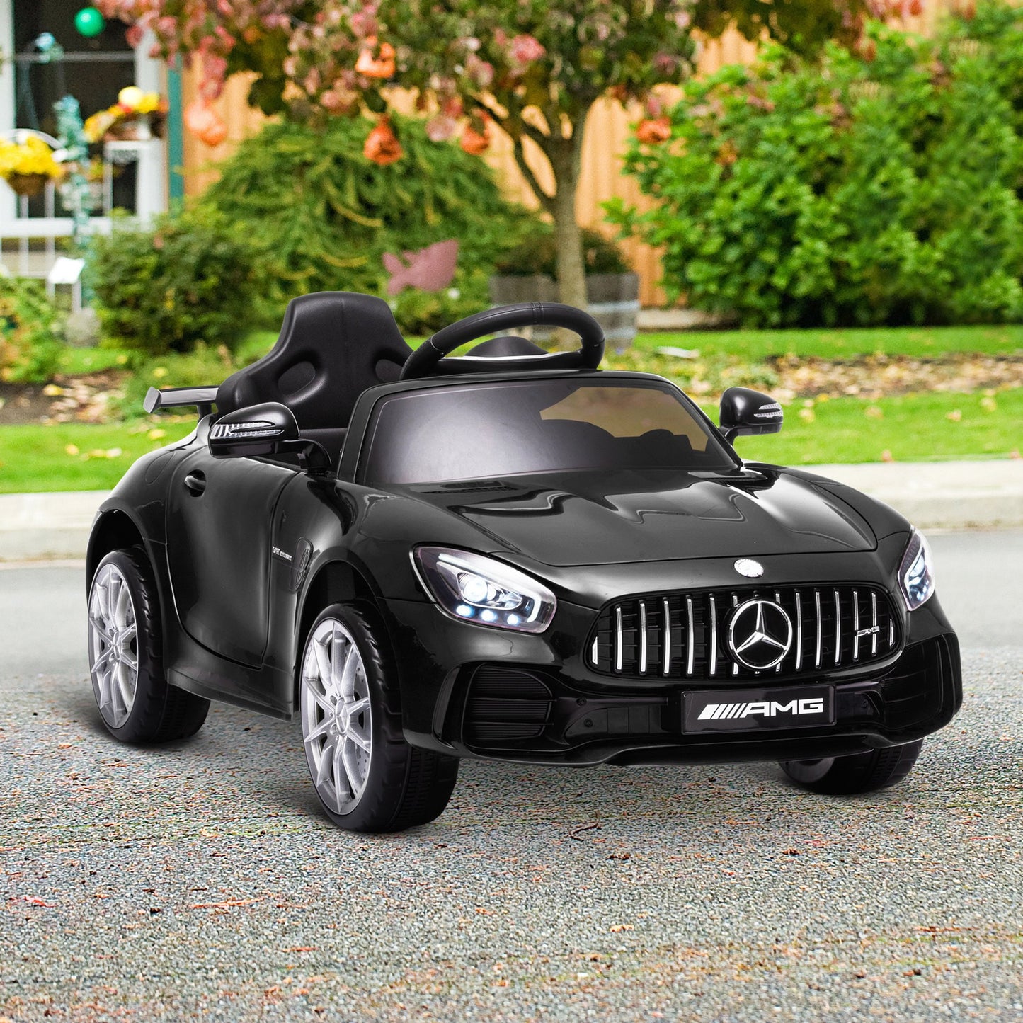 Licensed Mercedes Ride-on Car Black -  Kids Electric Cars & Toys