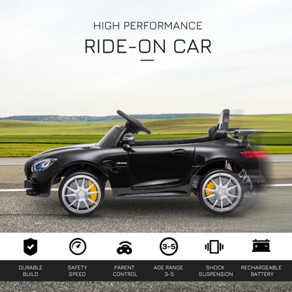 Licensed Mercedes Ride-on Car Black -  Kids Electric Cars & Toys