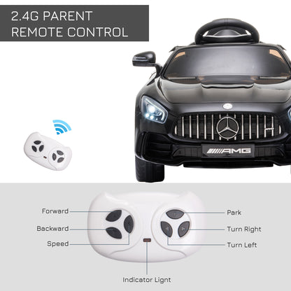 Licensed Mercedes Ride-on Car Black -  Kids Electric Cars & Toys