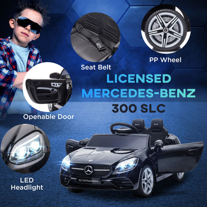 Benz 12V Kids Electric Ride On Car W/ Remote Control Music Black -  Kids Electric Cars & Toys