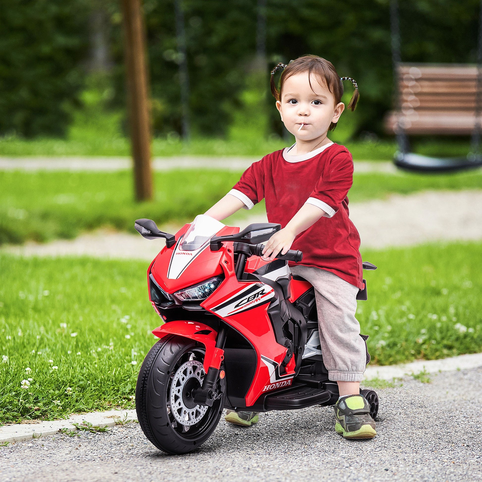 Honda Licensed 6v Kids Electric Motorbike Ride On Car -  Kids Electric Cars & Toys