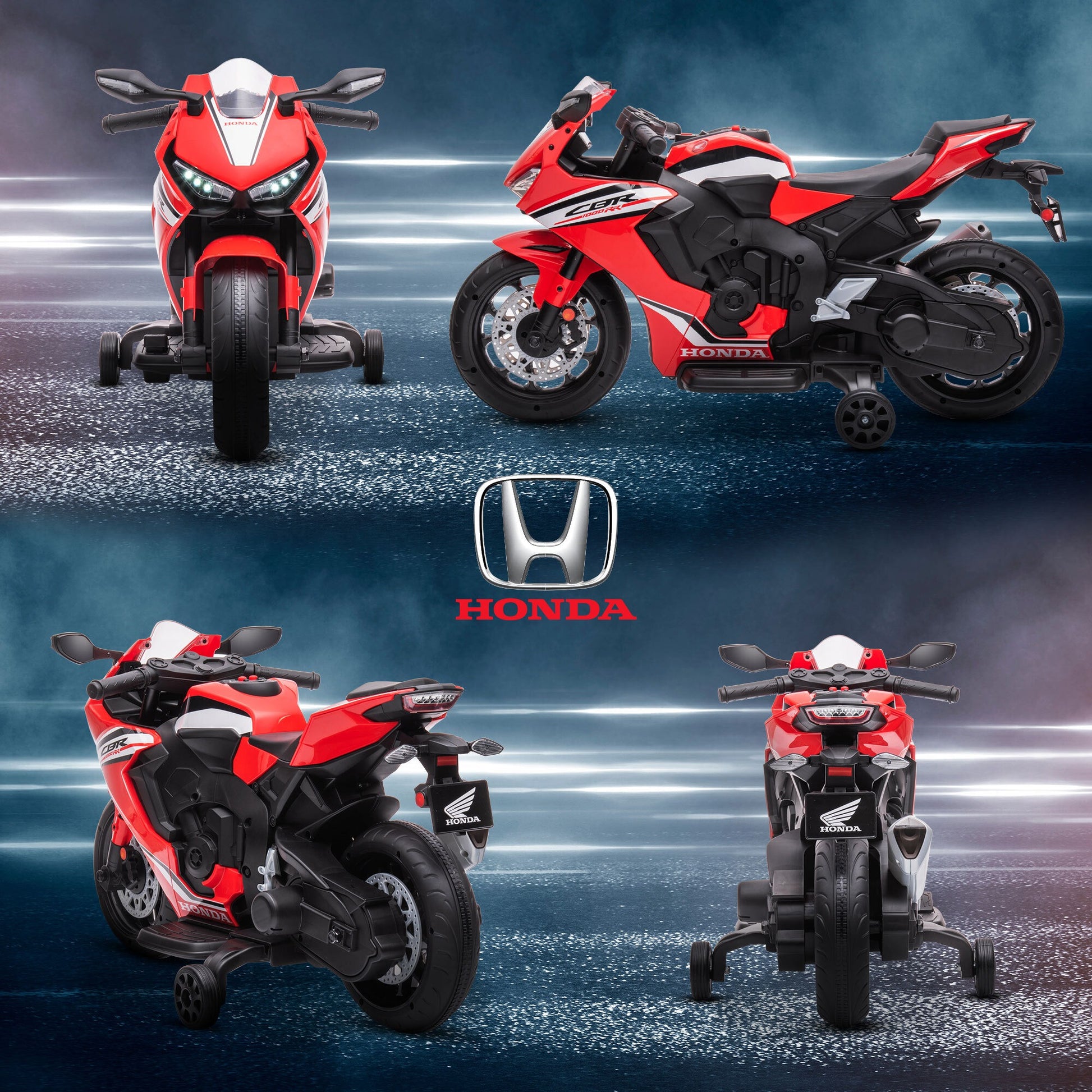 Honda Licensed 6v Kids Electric Motorbike Ride On Car -  Kids Electric Cars & Toys