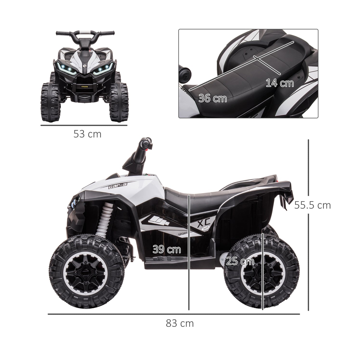 Quad Bikes For Kids Ride On Car Atv 12v Electric -  Kids Electric Cars & Toys