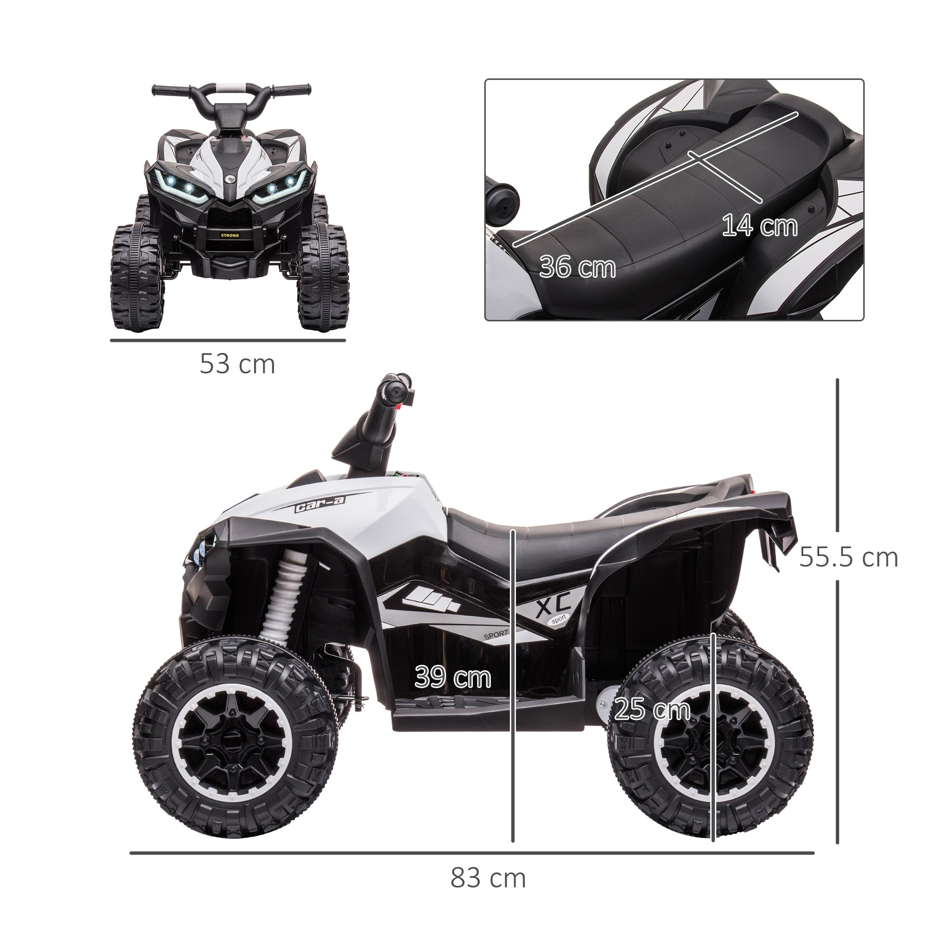 Quad Bikes For Kids Ride On Car Atv 12v Electric -  Kids Electric Cars & Toys