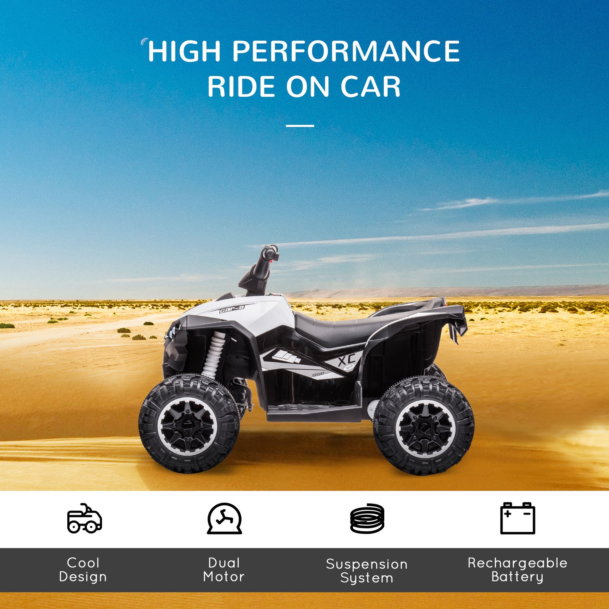 Quad Bikes For Kids Ride On Car Atv 12v Electric -  Kids Electric Cars & Toys