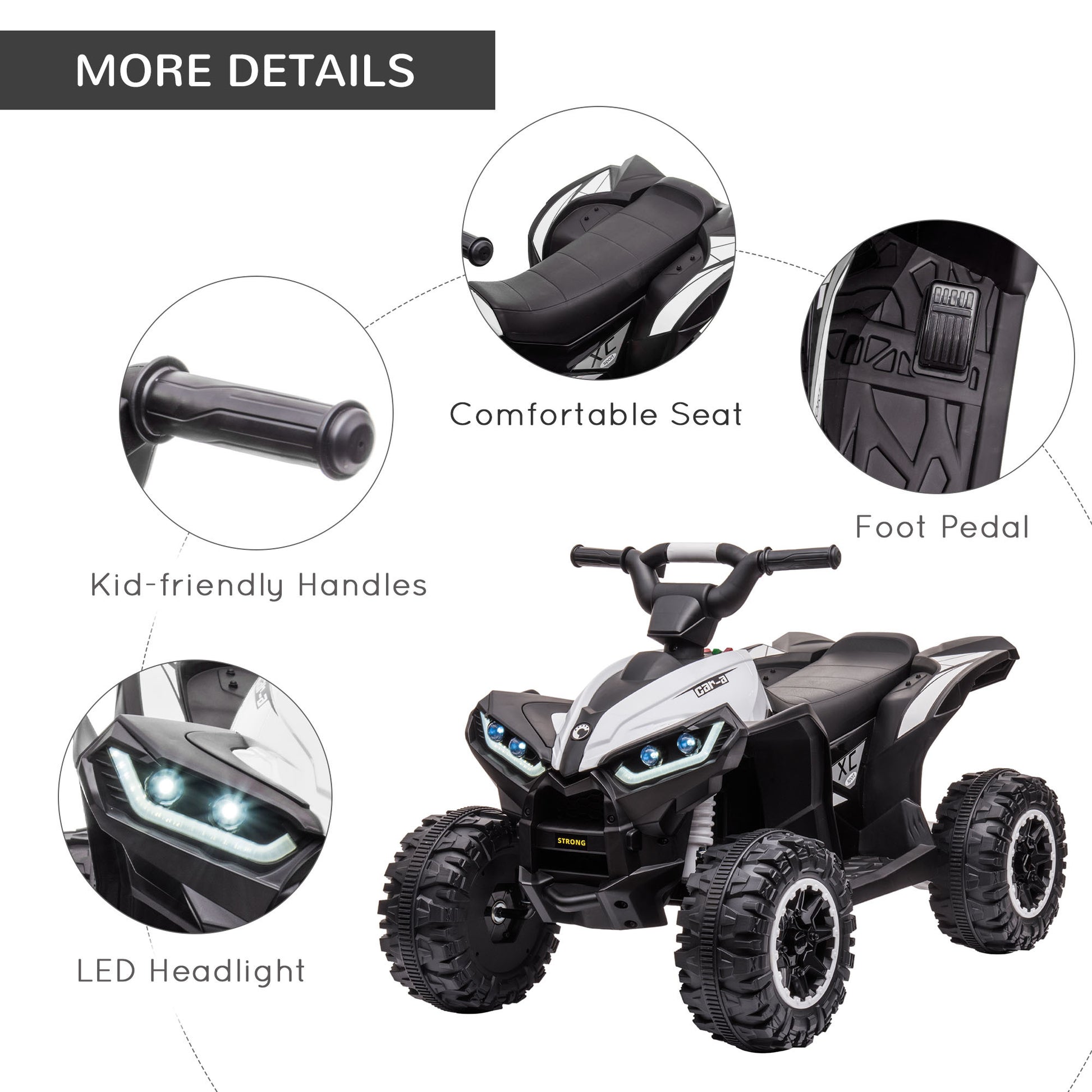 Quad Bikes For Kids Ride On Car Atv 12v Electric -  Kids Electric Cars & Toys