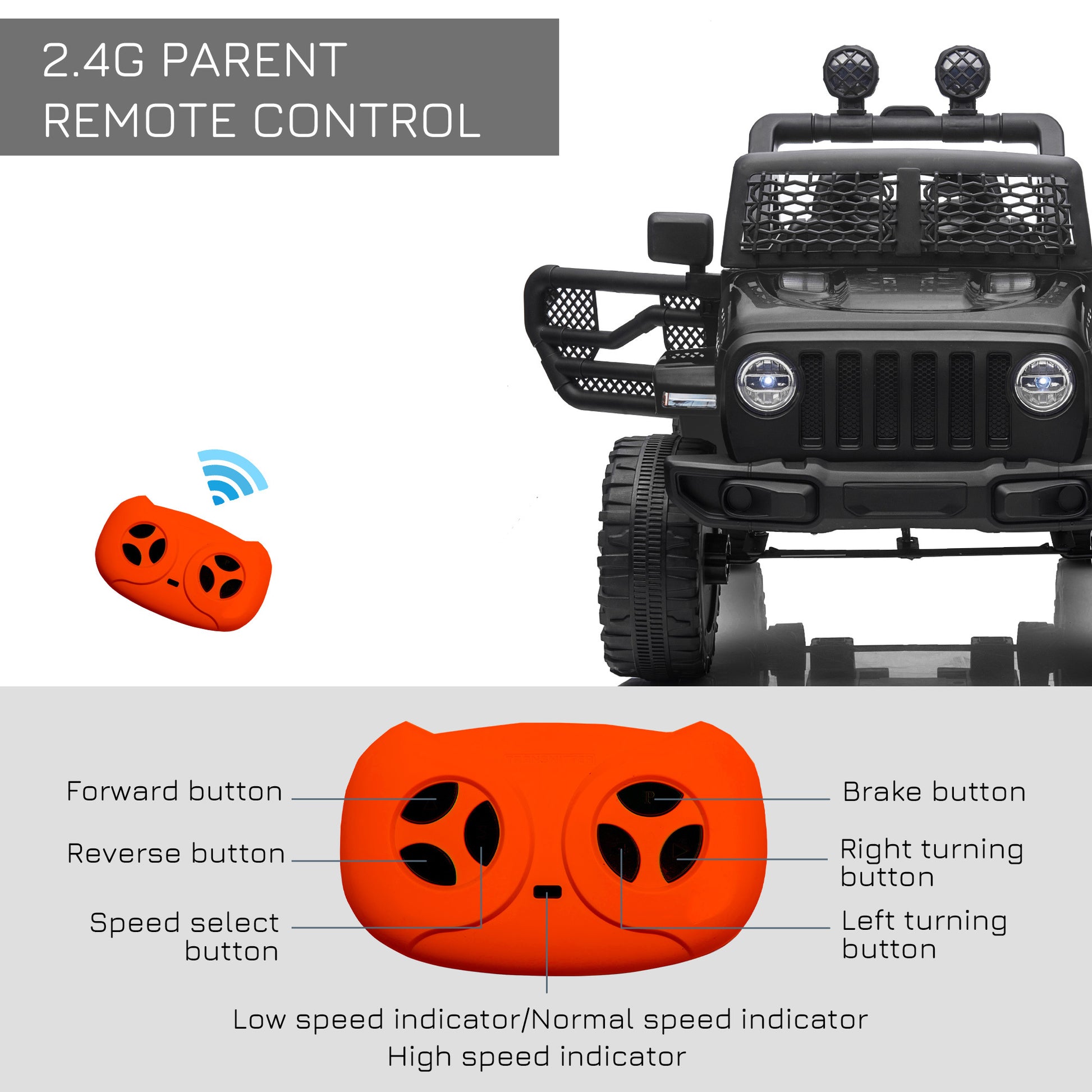 Off-road Truck 12v Kids Electric Ride On Car -  Kids Electric Cars & Toys