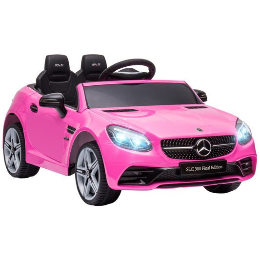 Benz 12V Kids Electric Ride On Car W/ Remote Control Music Pink -  Kids Electric Cars & Toys