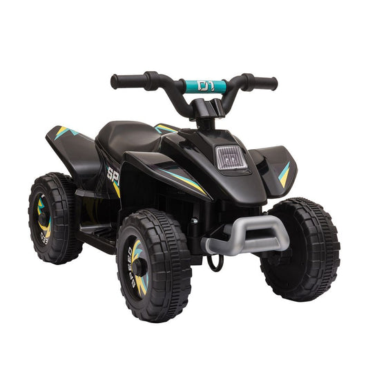 6V Kids Electric Ride on Car with Big Wheels 18-36 Months Toddlers Black -  Kids Electric Cars & Toys