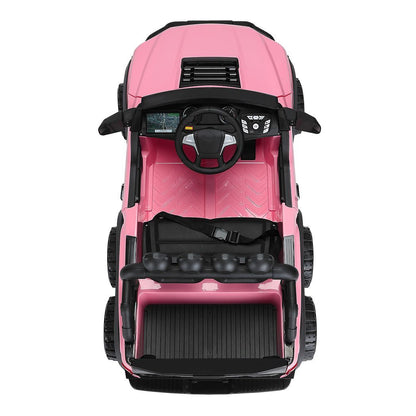 Kids Ride On Truck Car Electric 12v Battery Pink -  Kids Electric Cars & Toys