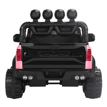 Kids Ride On Truck Car Electric 12v Battery Pink -  Kids Electric Cars & Toys