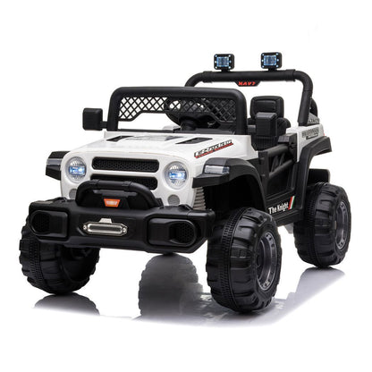 Off-road Vehicle White Dual Drive -  Kids Electric Cars & Toys