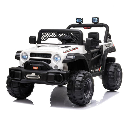 Off-road Vehicle White Dual Drive -  Kids Electric Cars & Toys