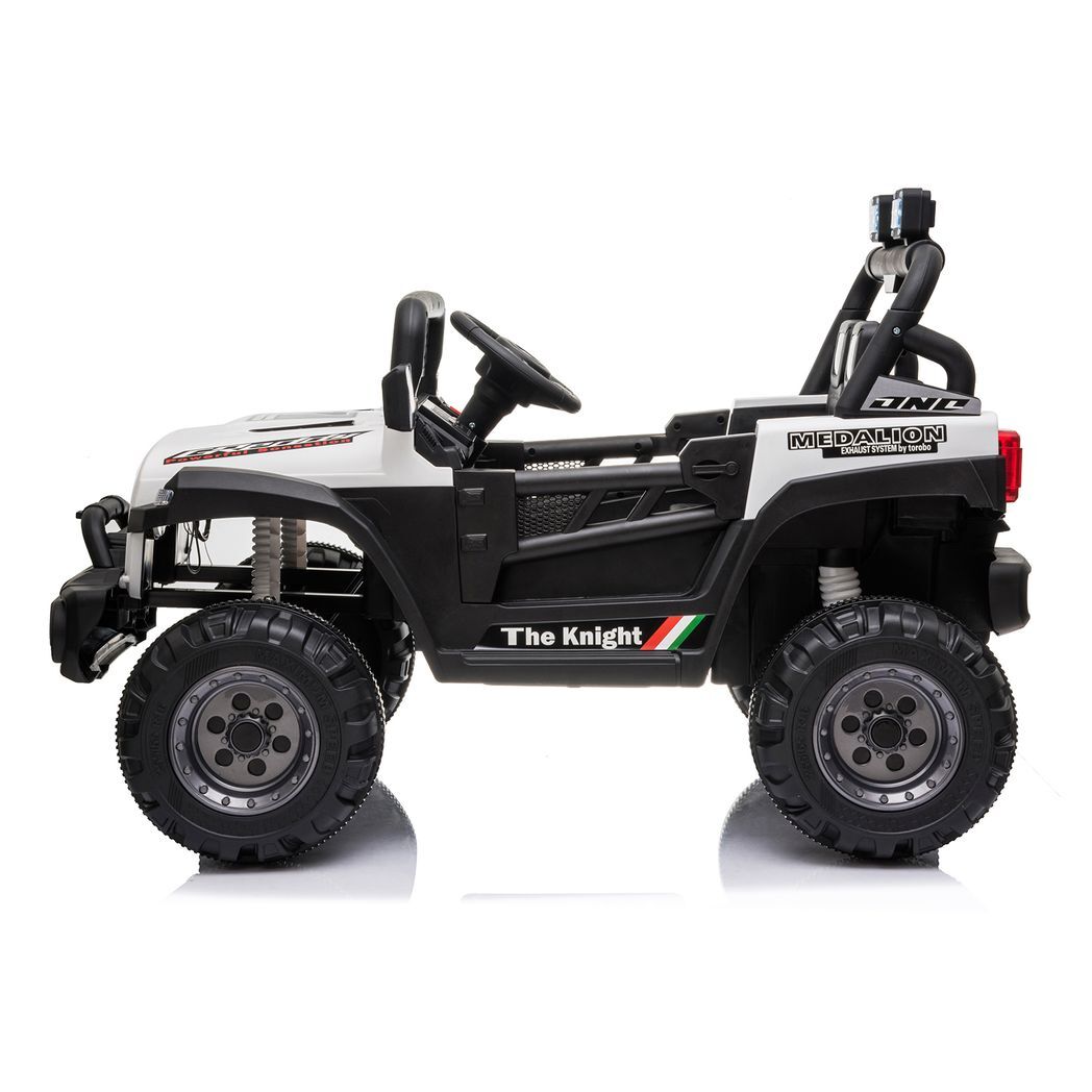 Off-road Vehicle White Dual Drive -  Kids Electric Cars & Toys