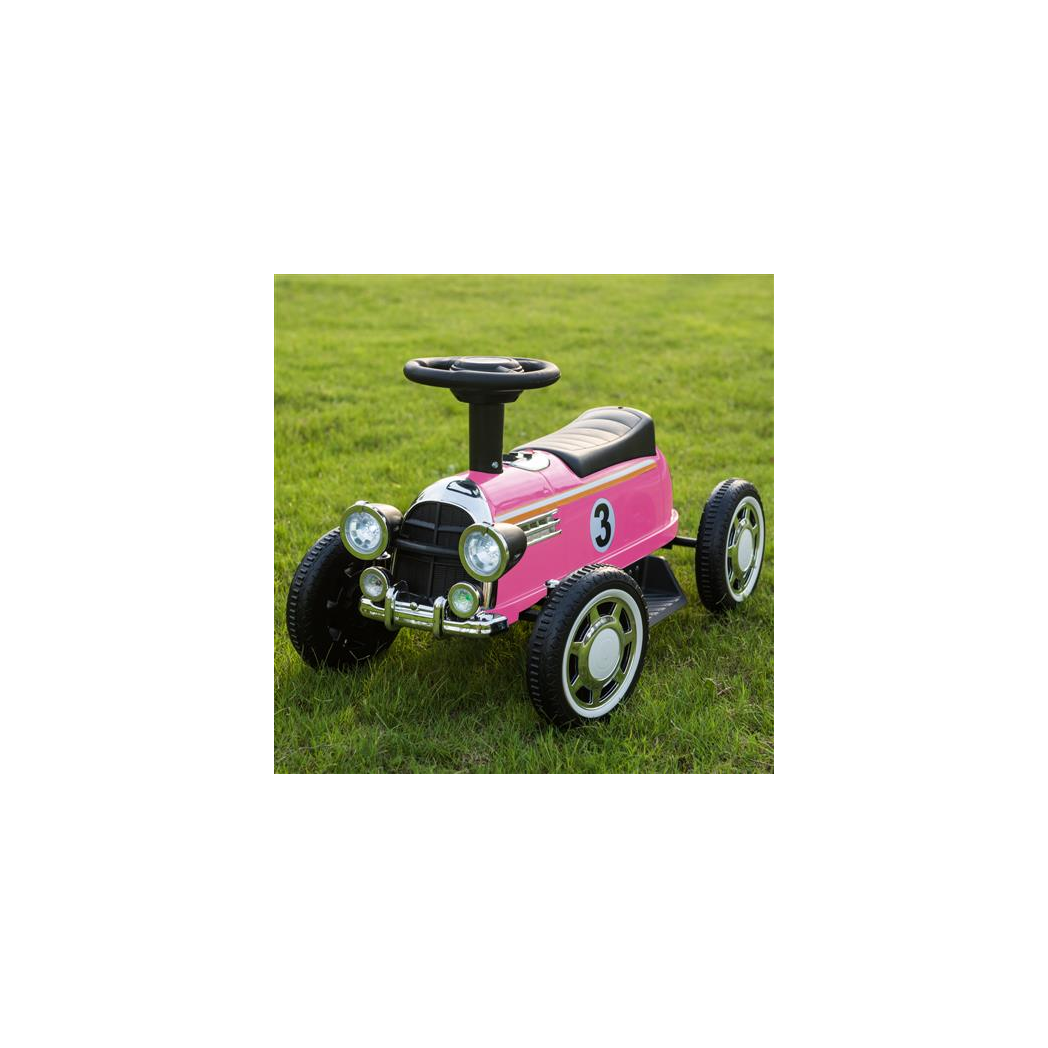 Kids Electric Ride On Car With Music Player   LED Lights 6V Pink -  Kids Electric Cars & Toys