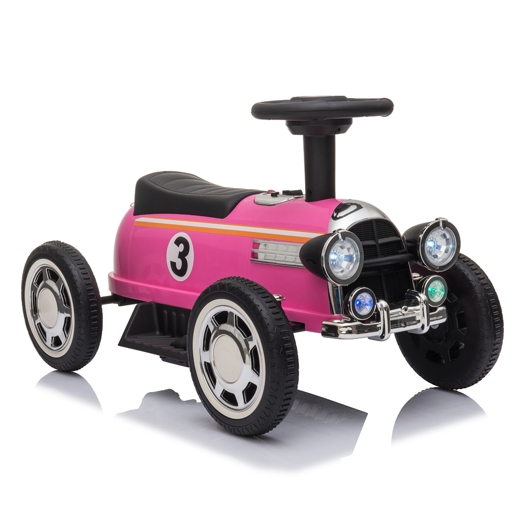 Kids Electric Ride On Car With Music Player   LED Lights 6V Pink -  Kids Electric Cars & Toys