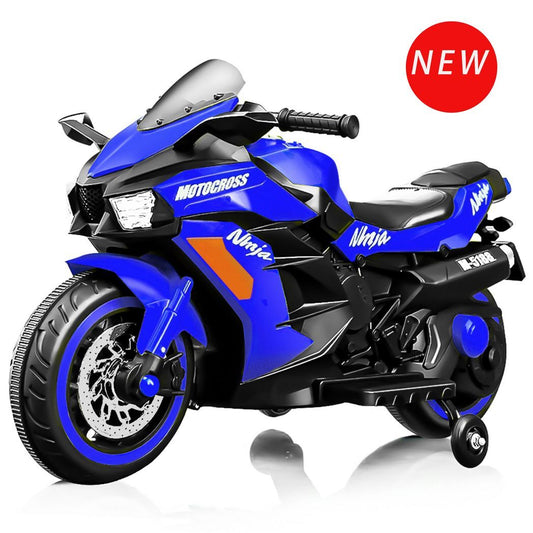 Motorcycle 2 Wheel Ride On Car Electric Cars -  Kids Electric Cars & Toys