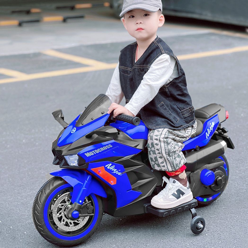 Motorcycle 2 Wheel Ride On Car Electric Cars -  Kids Electric Cars & Toys