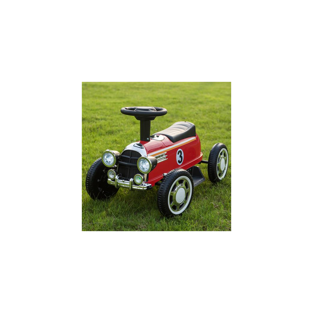 Kids Electric Ride On Car With Music Player   LED Lights 6V Red -  Kids Electric Cars & Toys