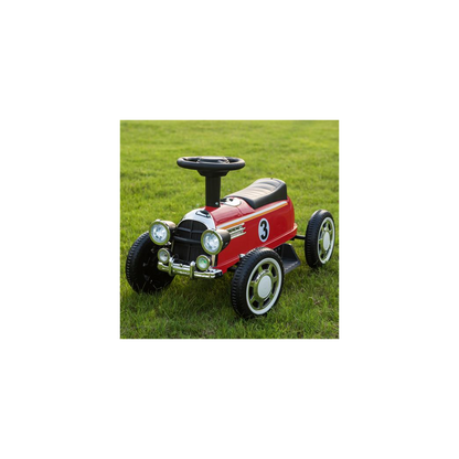 Kids Electric Ride On Car With Music Player   LED Lights 6V Red -  Kids Electric Cars & Toys