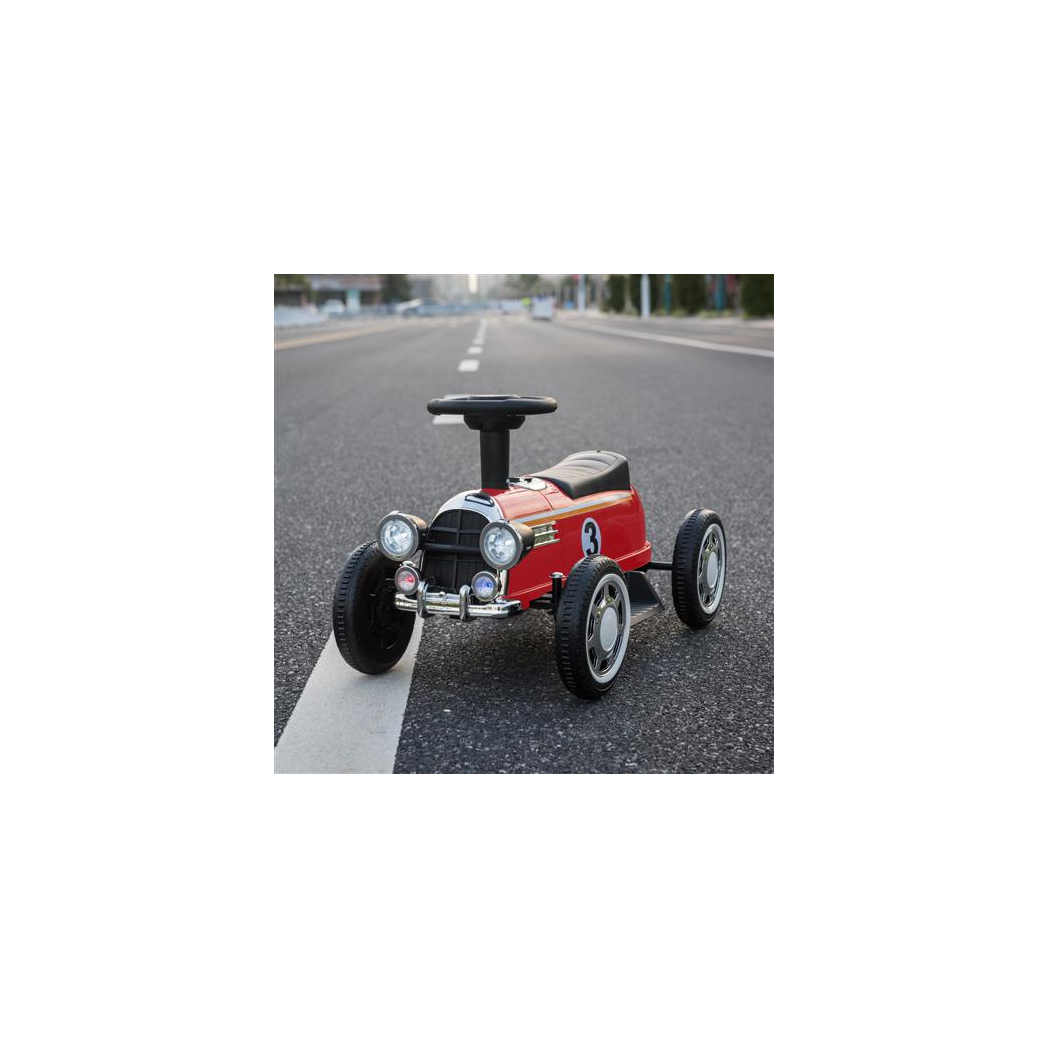 Kids Electric Ride On Car With Music Player   LED Lights 6V Red -  Kids Electric Cars & Toys