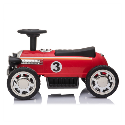 Kids Electric Ride On Car With Music Player   LED Lights 6V Red -  Kids Electric Cars & Toys