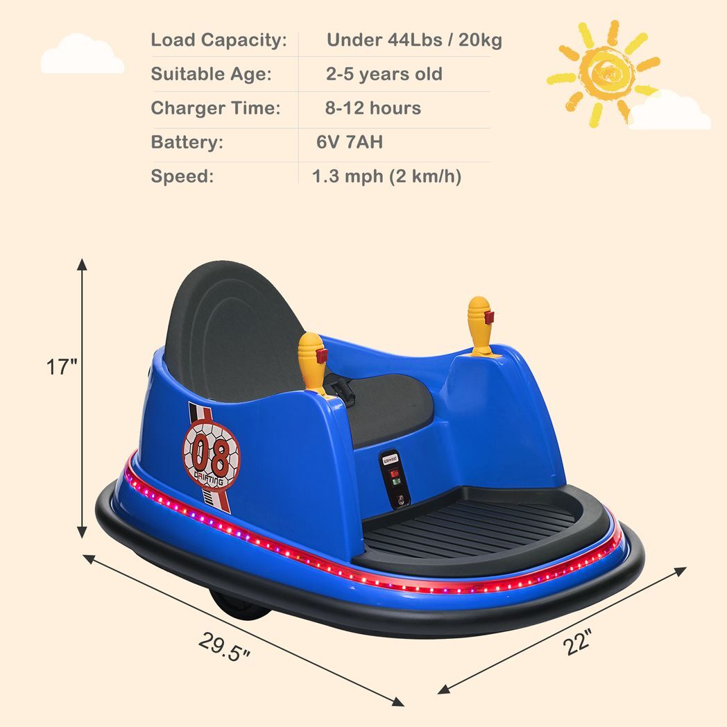 Bumper Car Blue -  Kids Electric Cars & Toys