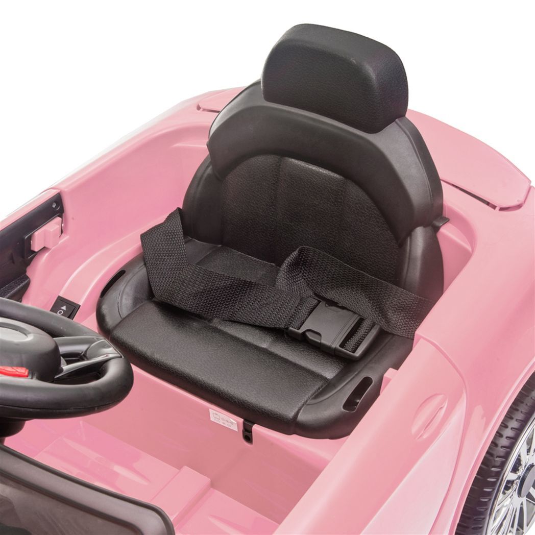 12V Kids Ride On Car 2.4GHZ Remote Control LED Lights Pink -  Kids Electric Cars & Toys
