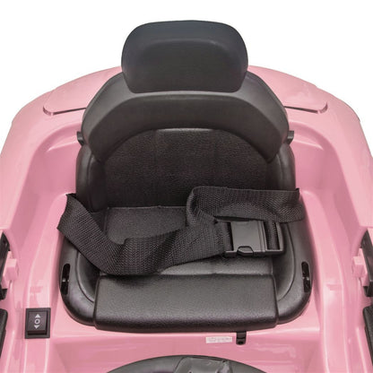 12V Kids Ride On Car 2.4GHZ Remote Control LED Lights Pink -  Kids Electric Cars & Toys
