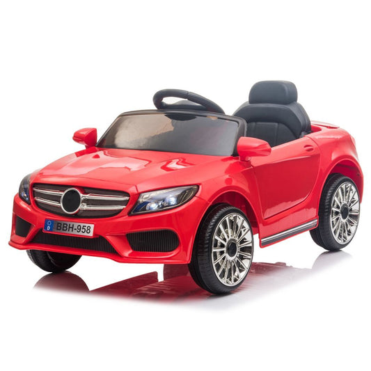 12V Kids Ride On Car 2.4GHZ Remote Control LED Lights Red -  Kids Electric Cars & Toys