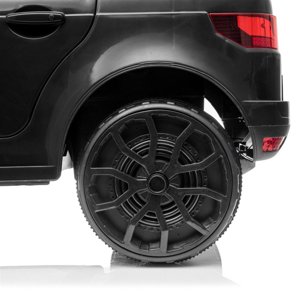 12V Kids Ride On Car 2.4GHZ Remote Control LED Lights Black -  Kids Electric Cars & Toys