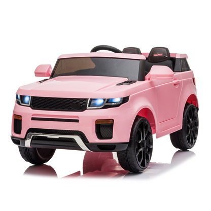 12V Kids Ride On Car 2.4GHZ Remote Control LED Lights Pink -  Kids Electric Cars & Toys