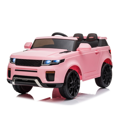 12V Kids Ride On Car 2.4GHZ Remote Control LED Lights Pink -  Kids Electric Cars & Toys