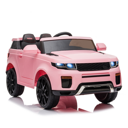12V Kids Ride On Car 2.4GHZ Remote Control LED Lights Pink -  Kids Electric Cars & Toys