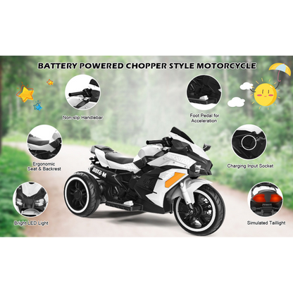 Motorcycle 3 wheel 12v Battery -  Kids Electric Cars & Toys