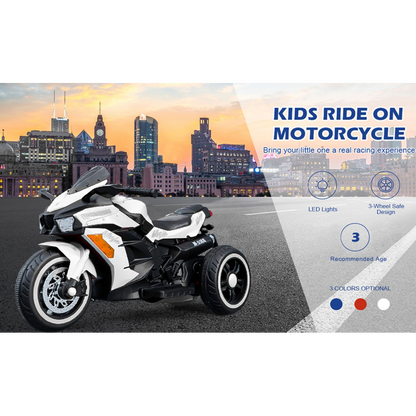Motorcycle 3 wheel 12v Battery -  Kids Electric Cars & Toys