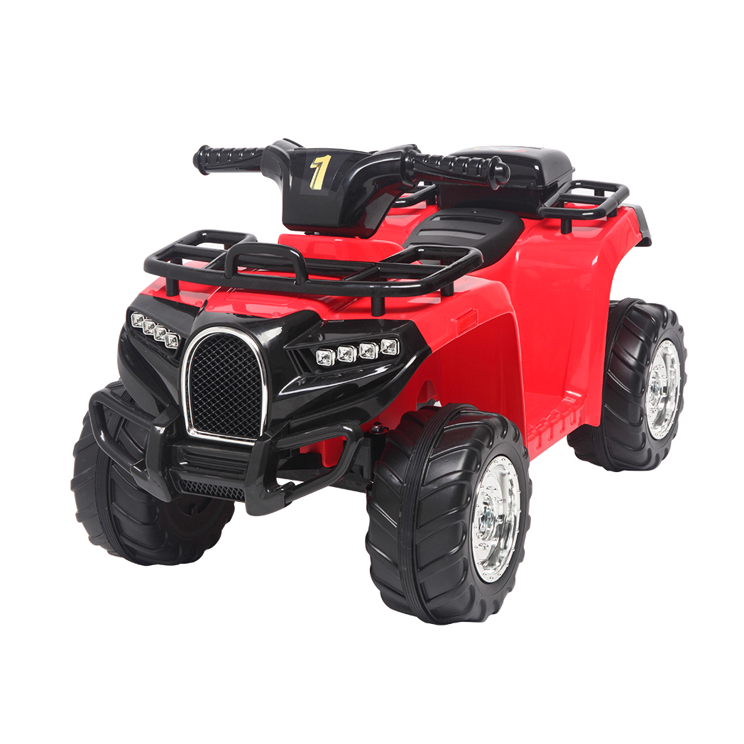 LZ-5258 Small Beach Bike Single Drive Battery 6V4.5AH * 1 with Music Board Red -  Kids Electric Cars & Toys