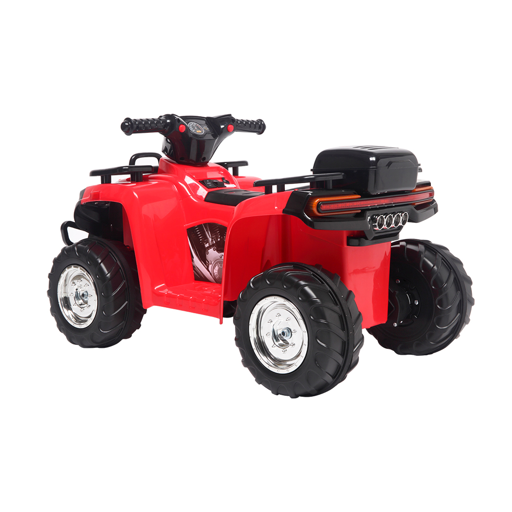 LZ-5258 Small Beach Bike Single Drive Battery 6V4.5AH * 1 with Music Board Red -  Kids Electric Cars & Toys