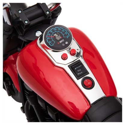 Kids Electric Ride On Motorcycle With Training Wheels 6V Red -  Kids Electric Cars & Toys