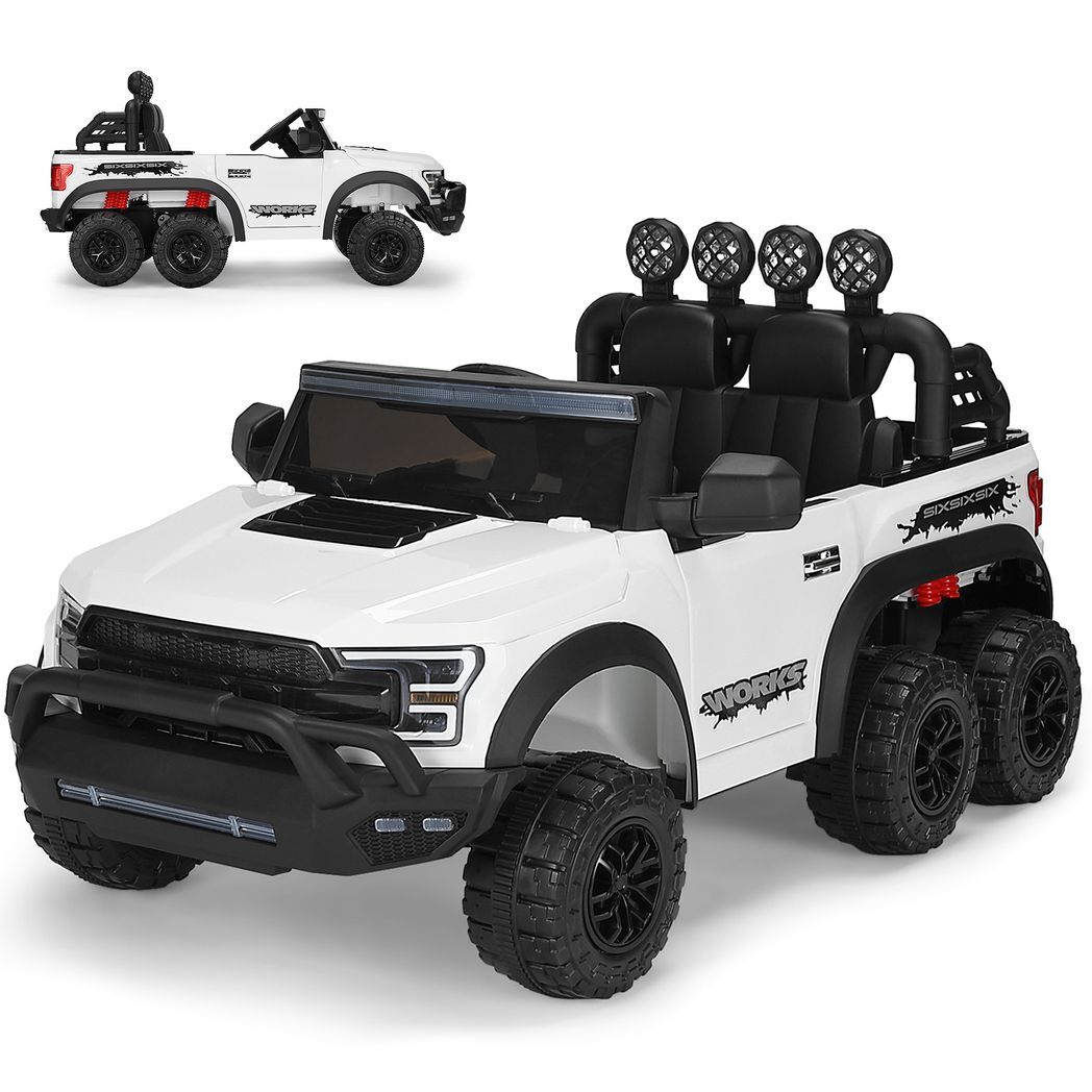 12v Kids Electric 4-wheeler Atv Electric 12v Battery White -  Kids Electric Cars & Toys