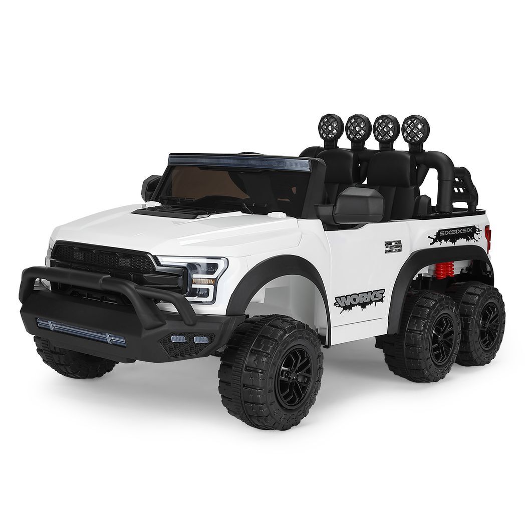 12v Kids Electric 4-wheeler Atv Electric 12v Battery White -  Kids Electric Cars & Toys