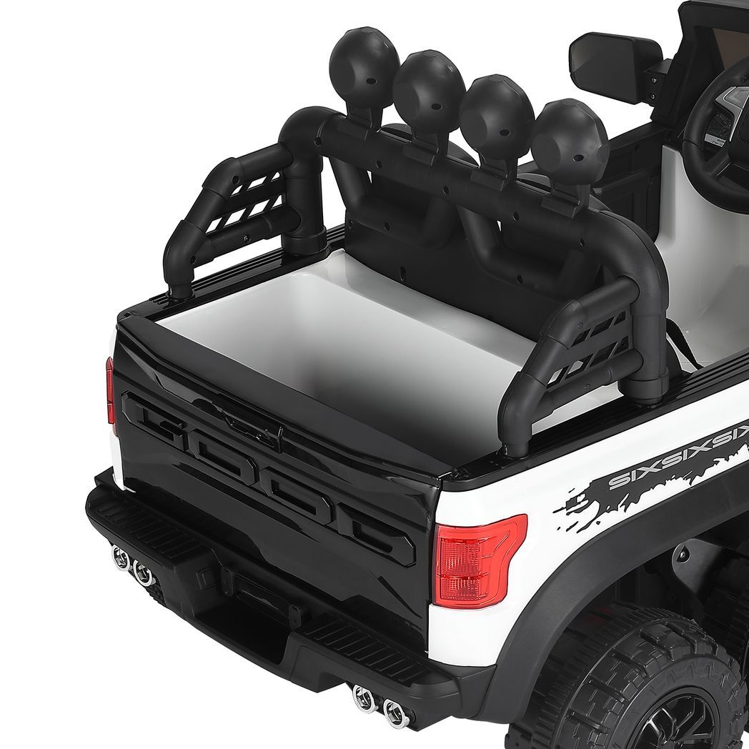 12v Kids Electric 4-wheeler Atv Electric 12v Battery White -  Kids Electric Cars & Toys