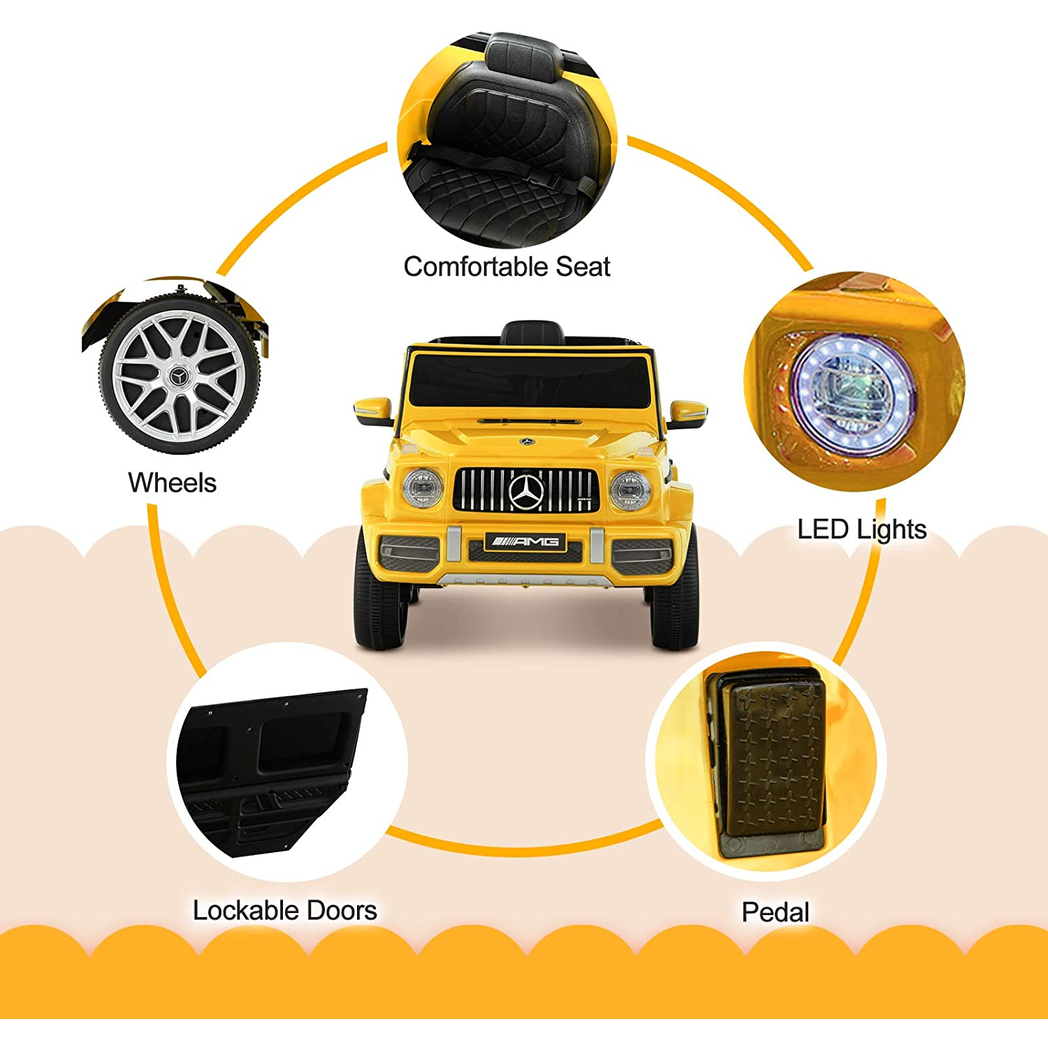 Licensed Mercedes-benz G63 Kids Ride On Car Electric Cars Motorized Vehicles -  Kids Electric Cars & Toys