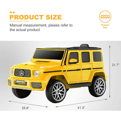 Licensed Mercedes-benz G63 Kids Ride On Car Electric Cars Motorized Vehicles -  Kids Electric Cars & Toys