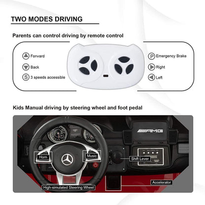 Licensed Mercedes-benz Gls63 Amg Kids Ride On Car Electric Cars -  Kids Electric Cars & Toys