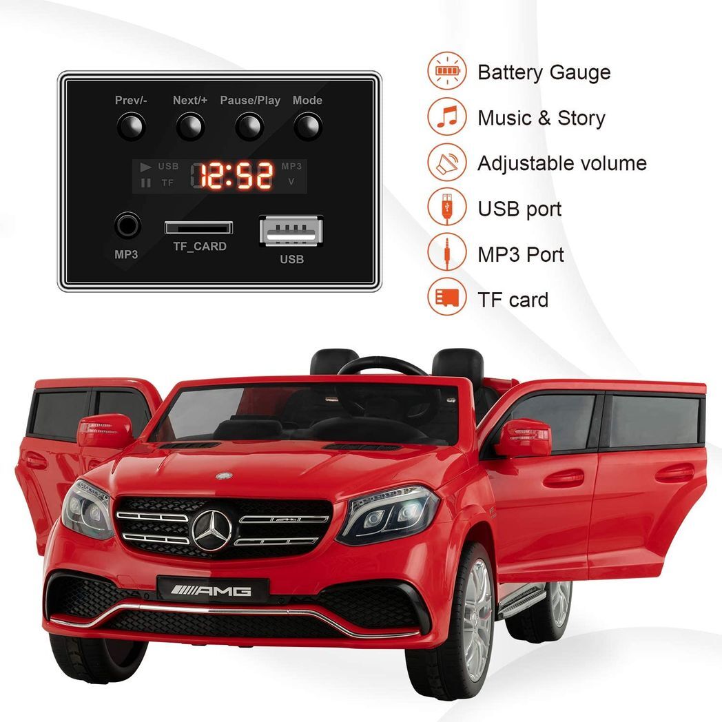 Licensed Mercedes-benz Gls63 Amg Kids Ride On Car Electric Cars -  Kids Electric Cars & Toys