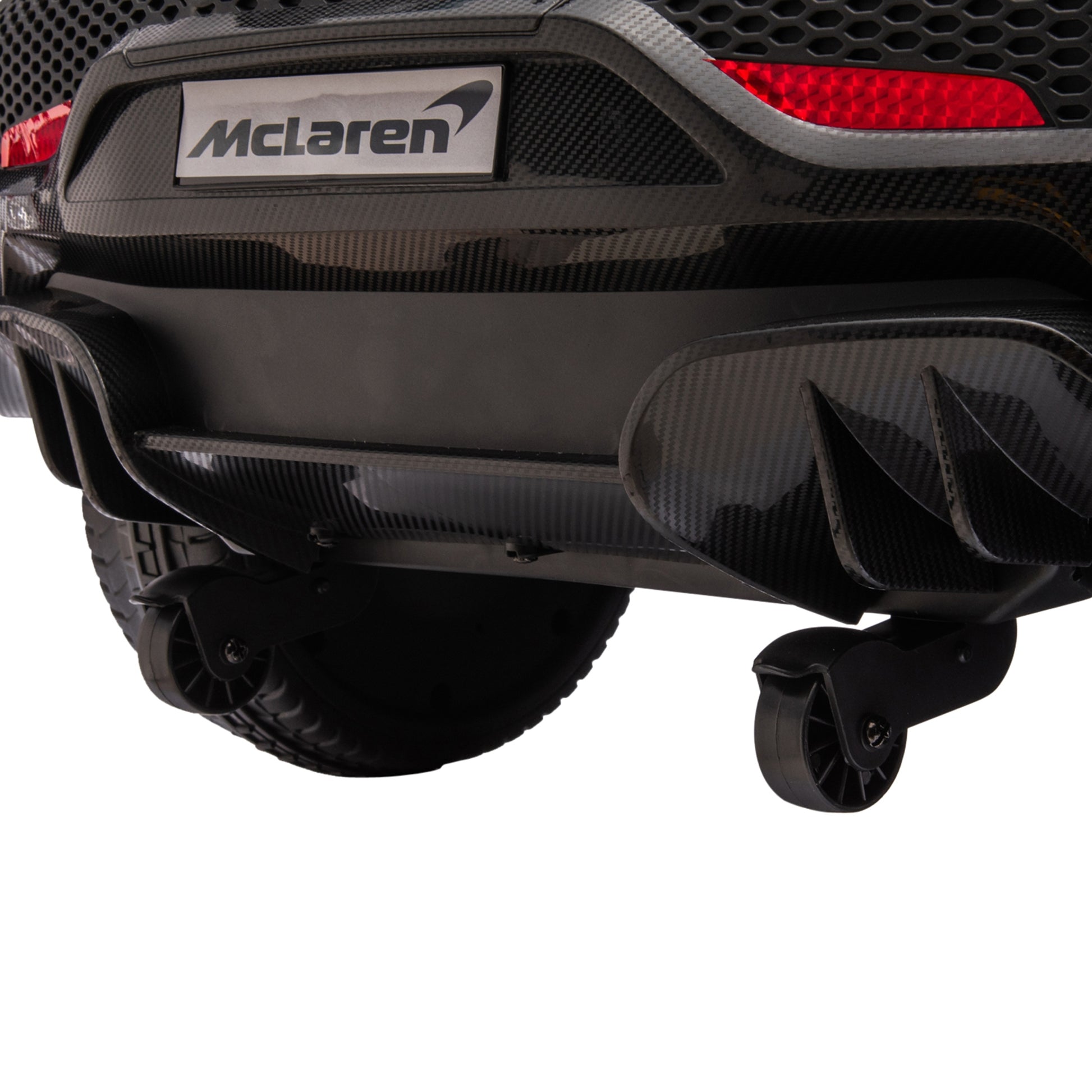 McLaren Licensed 12V Kids Electric Ride-On Car w/ Remote Control, Music - Black -  Kids Electric Cars & Toys