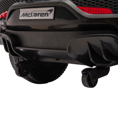McLaren Licensed 12V Kids Electric Ride-On Car w/ Remote Control, Music - Black -  Kids Electric Cars & Toys