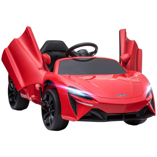 McLaren Licensed 12V Kids Electric Ride-On Car w/ Remote Control, Music - Red -  Kids Electric Cars & Toys