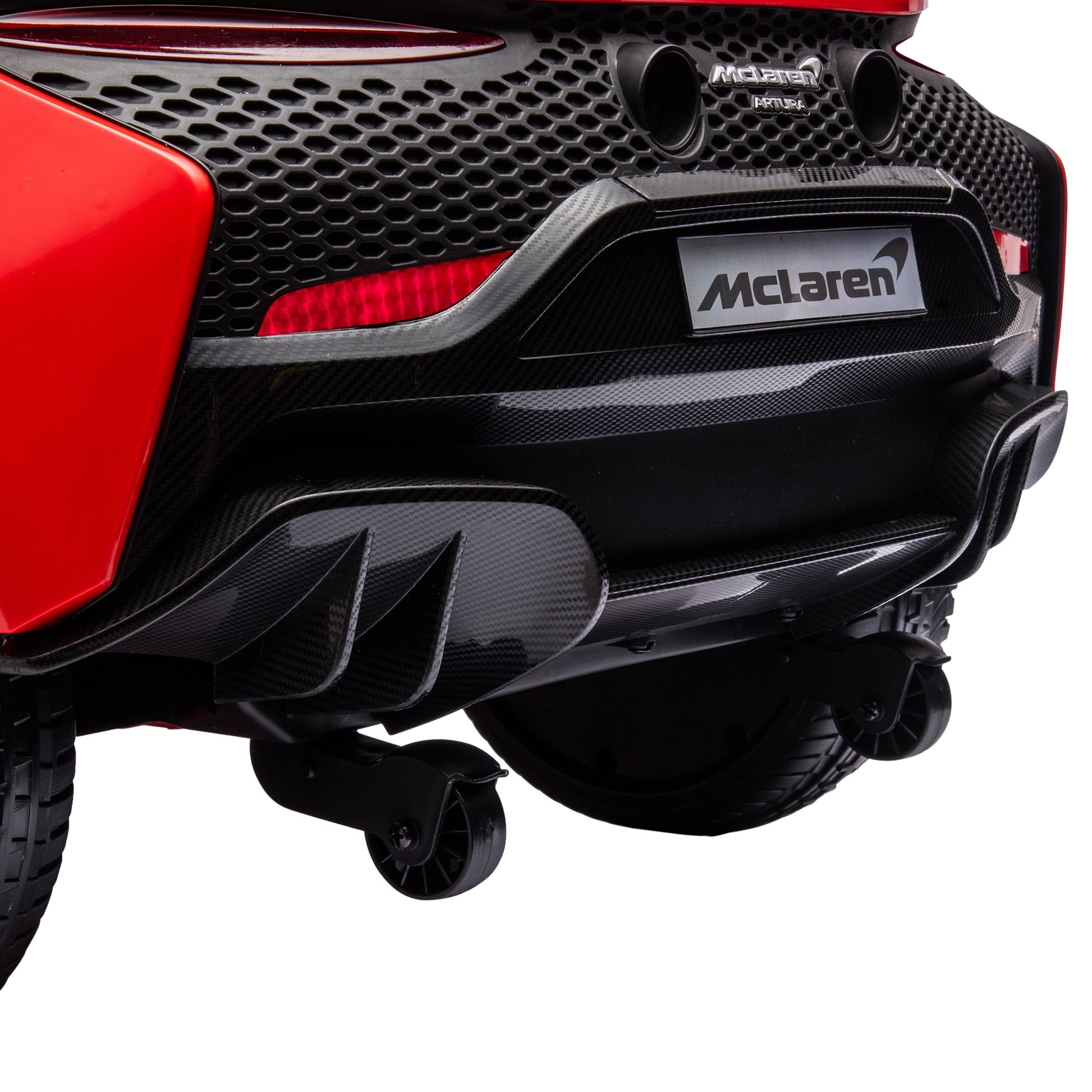 McLaren Licensed 12V Kids Electric Ride-On Car w/ Remote Control, Music - Red -  Kids Electric Cars & Toys